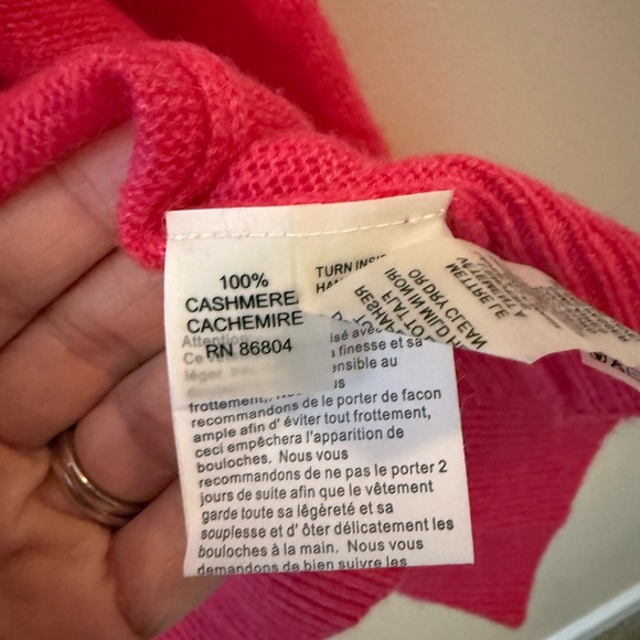 Magaschoni cashmere sweater pink open front size XS or S? - Picture 4 of 7